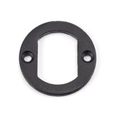 49537 - Matt Black Round Escutcheon (Art Deco) - FTA Image 5 Thumbnail