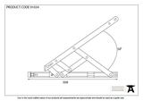 91034 - SS 20'' Defender Friction Hinge - Top Hung - FTA Image 2 Thumbnail