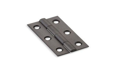 View Alexander & Wilks Heavy Pattern Solid Brass Cabinet Butt Hinge - Dark Bronze - 2'' offered by HiF Kitchens