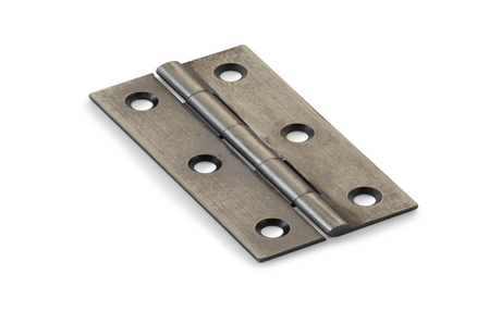 Added Alexander & Wilks Heavy Pattern Solid Brass Cabinet Butt Hinge - Pewter - 2.5'' To Basket