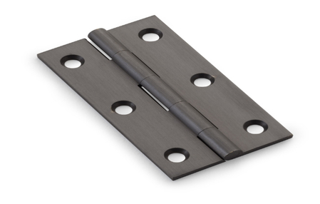 View Alexander & Wilks Heavy Pattern Solid Brass Cabinet Butt Hinge - Dark Bronze - 3'' offered by HiF Kitchens