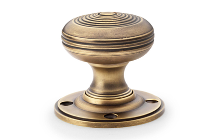 Added Alexander & Wilks Christoph Mortice Knob - Antique Brass To Basket