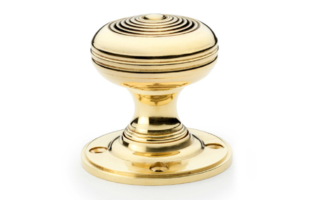 View Alexander & Wilks Christoph Mortice Knob - Unlacquered Brass offered by HiF Kitchens