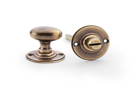 View Alexander & Wilks Thumbturn and Release - Antique Brass offered by HiF Kitchens