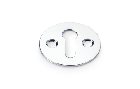 Added Alexander & Wilks Victorian Standard Profile Escutcheon - Polished Chrome To Basket