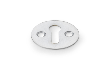 View Alexander & Wilks Victorian Standard Profile Escutcheon - Satin Chrome offered by HiF Kitchens