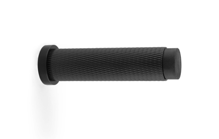 View Alexander & Wilks Brunel Knurled Door Stop - Black offered by HiF Kitchens