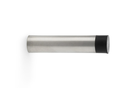 Added Alexander & Wilks Wall Mounted Cylinder Door Stop - Satin Stainless Steel To Basket