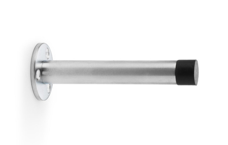 View Alexander & Wilks Cylinder Door Stop on Traditional Rose - Satin Chrome - 90mm offered by HiF Kitchens