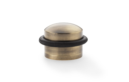 View Alexander & Wilks Dome Top Floor Mounted Door Stop - Antique Bronze offered by HiF Kitchens