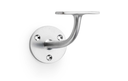 Added Alexander & Wilks Architectural Handrail Bracket - Satin Chrome To Basket