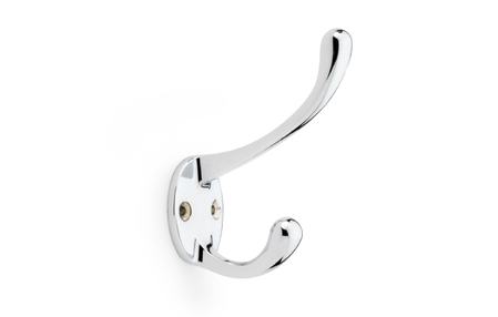 View Alexander & Wilks Victorian Hat and Coat Hook - Polished Chrome offered by HiF Kitchens