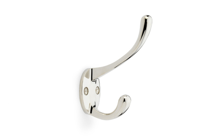 Added Alexander & Wilks Victorian Hat and Coat Hook - Polished Nickel To Basket