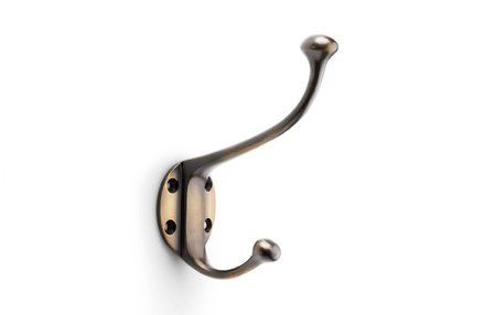 View Alexander & Wilks Traditional Hat and Coat Hook - Antique Bronze offered by HiF Kitchens