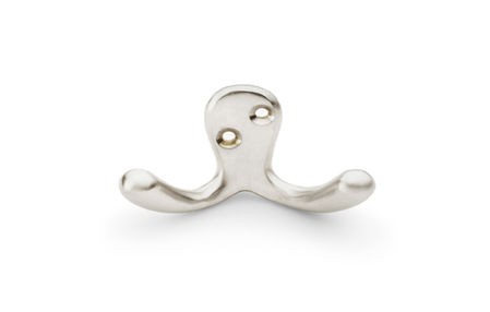 Added Alexander & Wilks Victorian Double Robe Hook - Satin Nickel To Basket