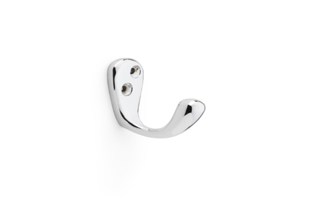 View Alexander & Wilks Victorian Single Robe Hook - Polished Chrome offered by HiF Kitchens