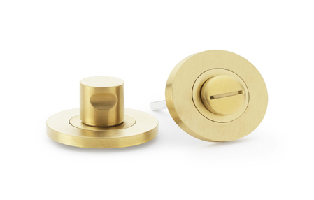 View Alexander & Wilks Plain Thumbturn and Release - Satin Brass PVD offered by HiF Kitchens