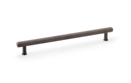 View Alexander & Wilks Crispin Reeded T-bar Cupboard Pull Handle - Dark Bronze PVD - 224mm offered by HiF Kitchens