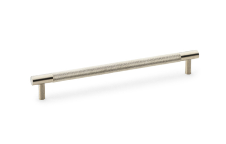 View Alexander & Wilks Brunel Knurled T-Bar Cupboard Handle - Satin Nickel - Centres 192mm offered by HiF Kitchens