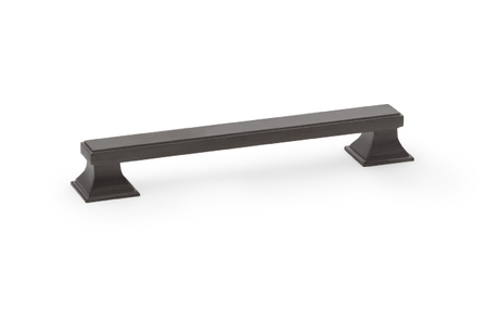 View Alexander & Wilks Jesper Square Cabinet Pull Handle - Dark Bronze PVD - Centres 128mm offered by HiF Kitchens