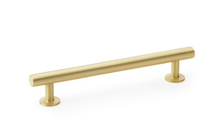 View Alexander & Wilks Round T-Bar Cabinet Pull Handle - Satin Brass - Centres 128mm offered by HiF Kitchens