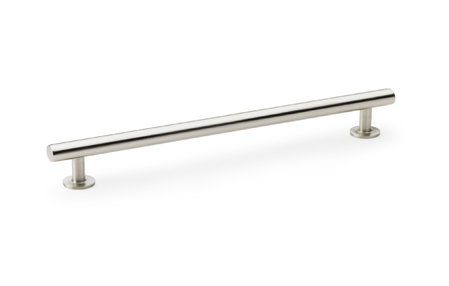 View Alexander & Wilks Round T-Bar Cabinet Pull Handle - Satin Nickel - Centres 192mm offered by HiF Kitchens