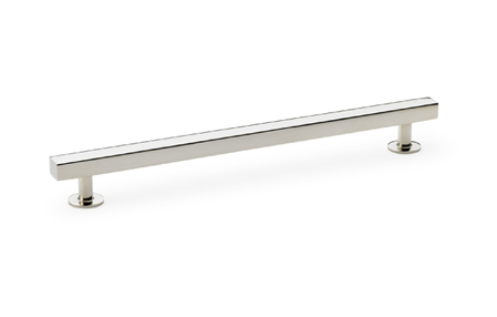 View Alexander & Wilks Square T-Bar Cabinet Pull Handle - Polished Nickel - Centres 192mm offered by HiF Kitchens