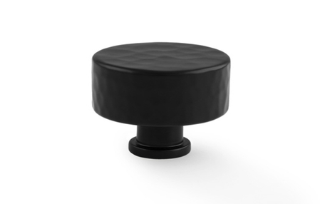 View Alexander & Wilks Leila Hammered Cupboard Knob - Black - 35mm offered by HiF Kitchens