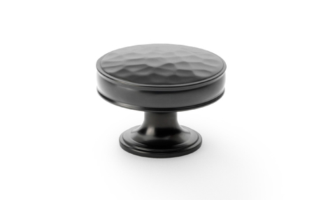 Added Alexander & Wilks Lynd Hammered Cupboard Knob - Dark Bronze - 38mm To Basket