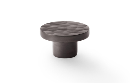 View Alexander & Wilks Hanover Hammered Cupboard Knob - Dark Bronze - 30mm offered by HiF Kitchens