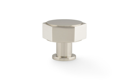 Added Alexander & Wilks Vesper Hex Cabinet Knob - Polished Nickel To Basket