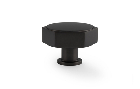 View Alexander & Wilks Vesper Hex Cabinet Knob - Black offered by HiF Kitchens