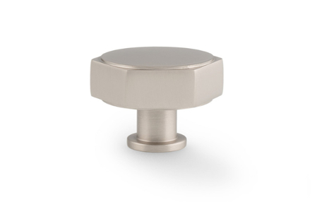 View Alexander & Wilks Vesper Hex Cabinet Knob - Satin Nickel offered by HiF Kitchens