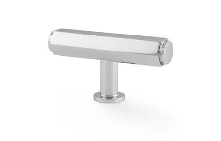View Alexander and Wilks Vesper Hex T-Bar Cabinet Knob - Polished Chrome offered by HiF Kitchens