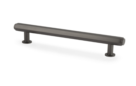 View Vesper Hex T-Bar Cabinet Pull-Dark Bronze - 128mm C/C offered by HiF Kitchens