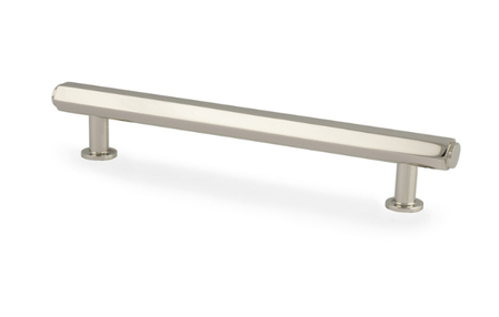 Added Vesper Hex T-Bar Cabinet Pull-Polished Nickel-128mm C/C To Basket