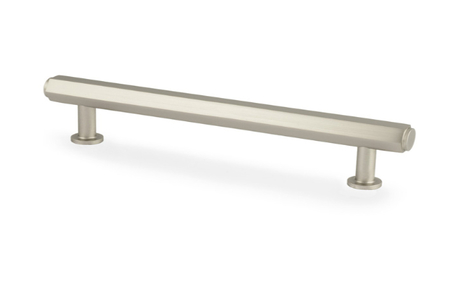 Added Vesper Hex T-Bar Cabinet Pull-Satin Nickel-128mm C/C To Basket