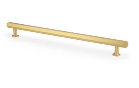 View Vesper Hex T-Bar Cabinet Pull-Satin Brass-224mm C/C offered by HiF Kitchens