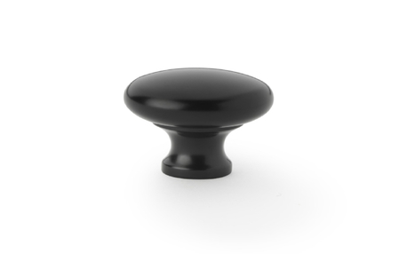 View Alexander & Wilks Wade Round Cupboard Knob - Black - 32mm offered by HiF Kitchens