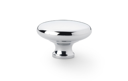 View Alexander & Wilks Wade Round Cupboard Knob - Polished Chrome - 38mm offered by HiF Kitchens