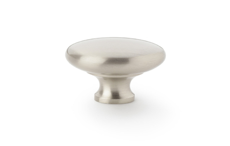 View Alexander & Wilks Wade Round Cupboard Knob - Satin Nickel - 38mm offered by HiF Kitchens