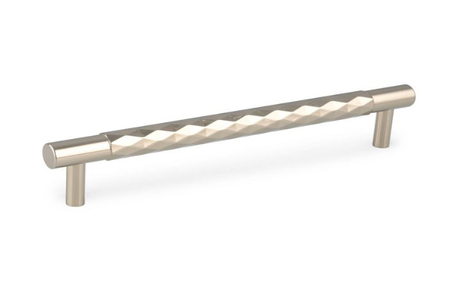 View ALEXANDER & WILKS DIAMOND CUT CABINET PULL - 160MM C/C - Polished Nickel PVD offered by HiF Kitchens