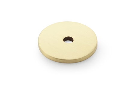 View Alexander & Wilks Circular Backplate - Satin Brass - Diameter 25mm offered by HiF Kitchens