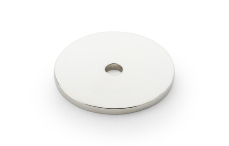 View Alexander & Wilks Circular Backplate - Polished Nickel - Diameter 30mm offered by HiF Kitchens