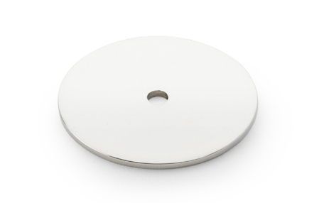 View Alexander & Wilks Circular Backplate - Polished Nickel - Diameter 40mm offered by HiF Kitchens