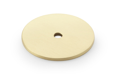 View Alexander & Wilks Circular Backplate - Satin Brass - Diameter 40mm offered by HiF Kitchens