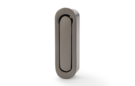 View Alexander & Wilks Radius Sliding Door Edge Pull - Dark Bronze PVD offered by HiF Kitchens