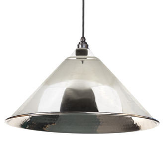 View 45433 - From The Anvil Hammered Nickel Hockley Pendant - FTA offered by HiF Kitchens