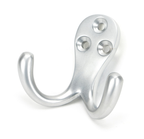 View 46302 - From The Anvil Satin Chrome Celtic Double Robe Hook - FTA offered by HiF Kitchens