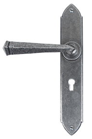 View 33600 - Pewter Gothic Lever Lock Set - FTA offered by HiF Kitchens